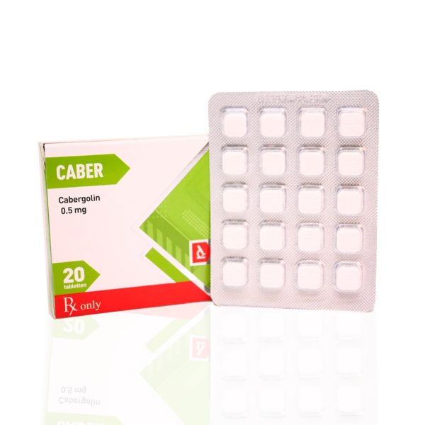 Caber 0,5 mg Elbrus Pharmaceuticals emballage du médicament | lecorpsshop.com