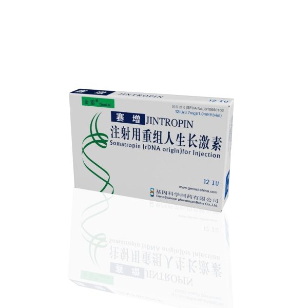 Jintropin (Somatropin) 120 IU Gene Science Pharmaceuticals emballage du médicament | lecorpsshop.com