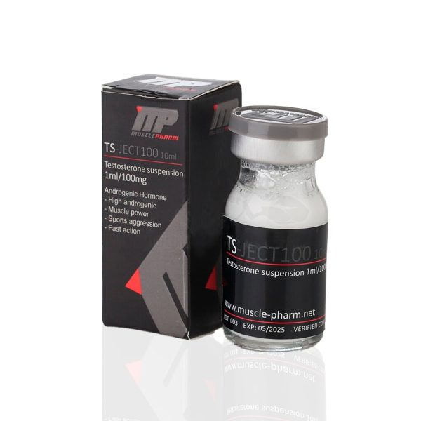 TS-JECT 100 mg Muscule Pharm emballage du médicament | lecorpsshop.com