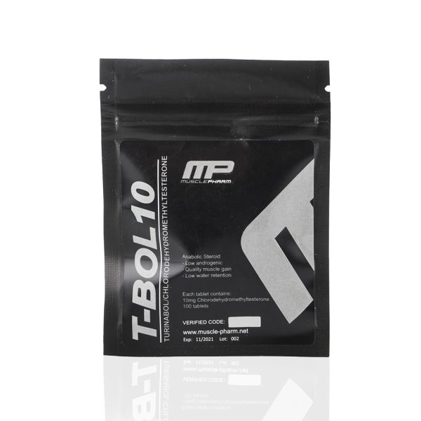 T-BOL 10 mg Muscule Pharm emballage du médicament | lecorpsshop.com