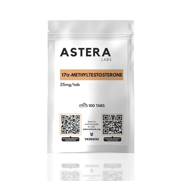 17a-Methyltestosterone 25 mg Astera Labs emballage du médicament | lecorpsshop.com