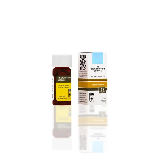 T3 (Liothyronine Sodium) 0,025 mg Hilma Biocare emballage du médicament | lecorpsshop.com