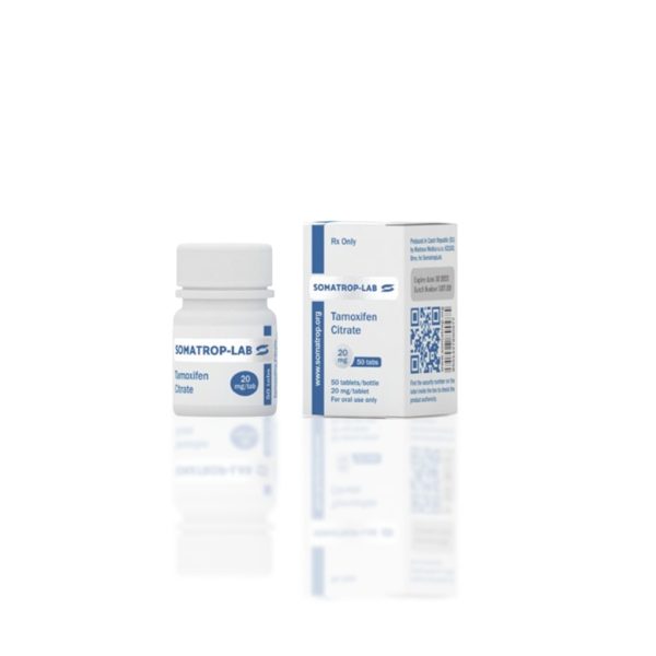 Tamoxifen Citrate 20 mg Somatrop-Lab emballage du médicament | lecorpsshop.com