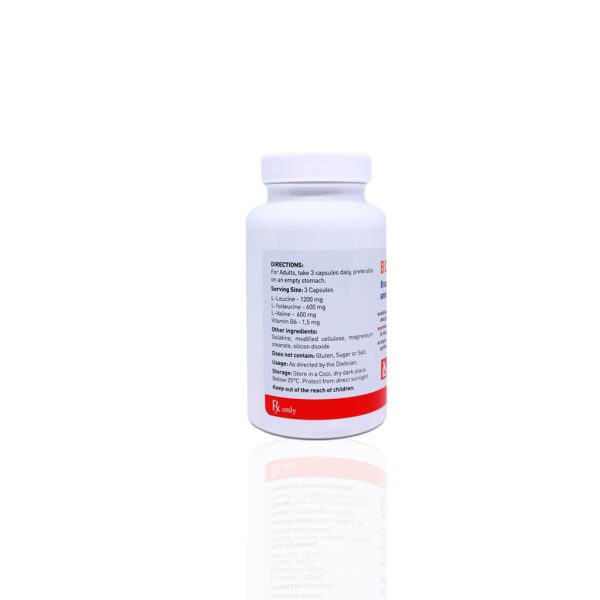 BCAA+ (90 capsules) Elbrus Pharmaceuticals emballage du médicament | lecorpsshop.com